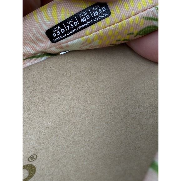 Spenco Victoria Memory Foam Supportive Sandal Flip Flop Tropical SZ 9.5D WIDE - Picture 6 of 7